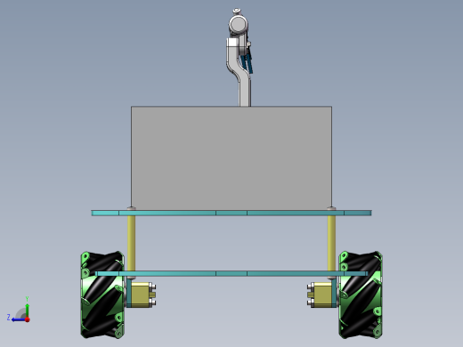 搬运机械手三维图纸右视缩略图