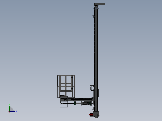 三维台车左视缩略图