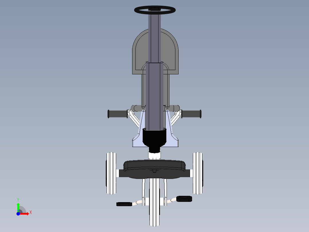 儿童三轮推车--sw前视图