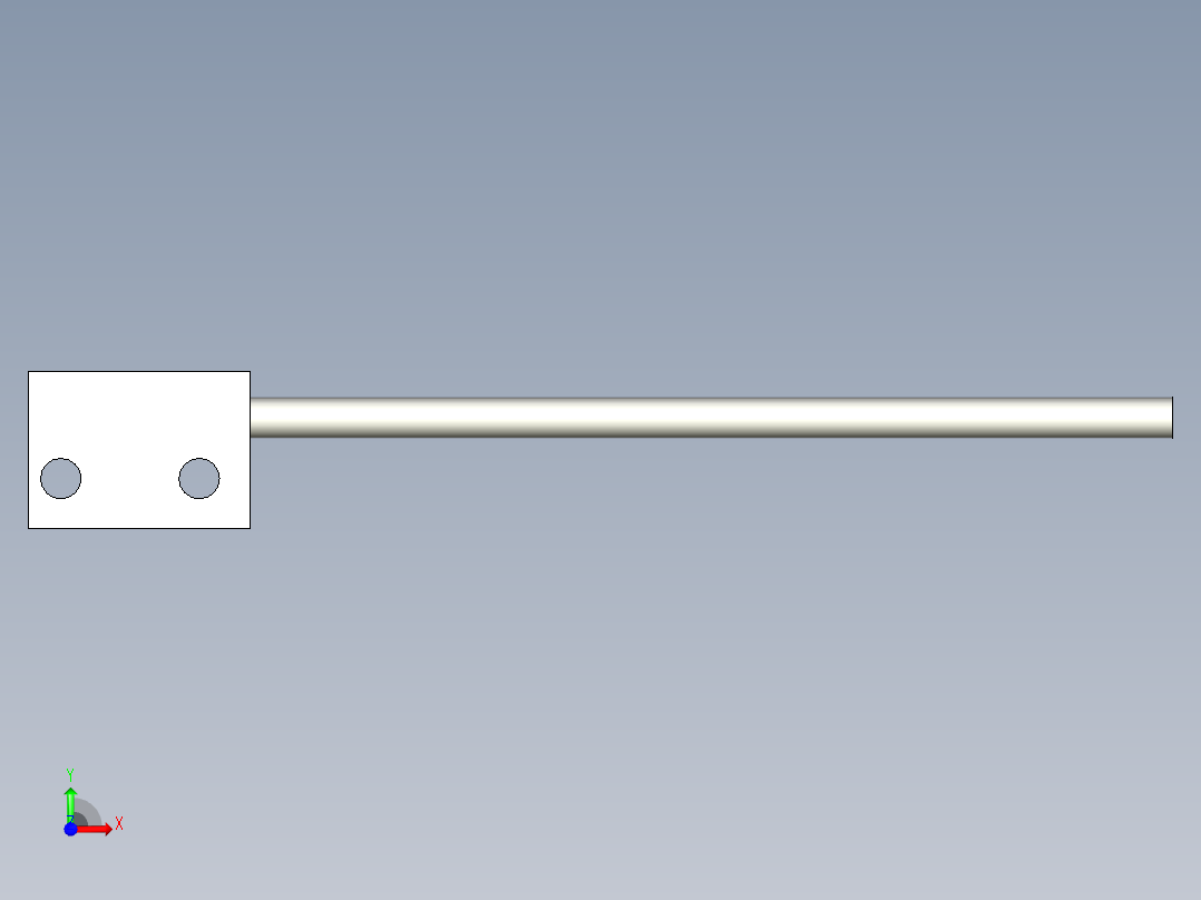 支架光纤_对射型FT-W10前视图