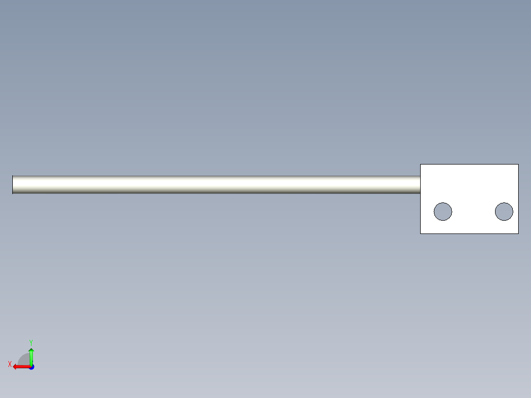 支架光纤_对射型FT-W10后视图