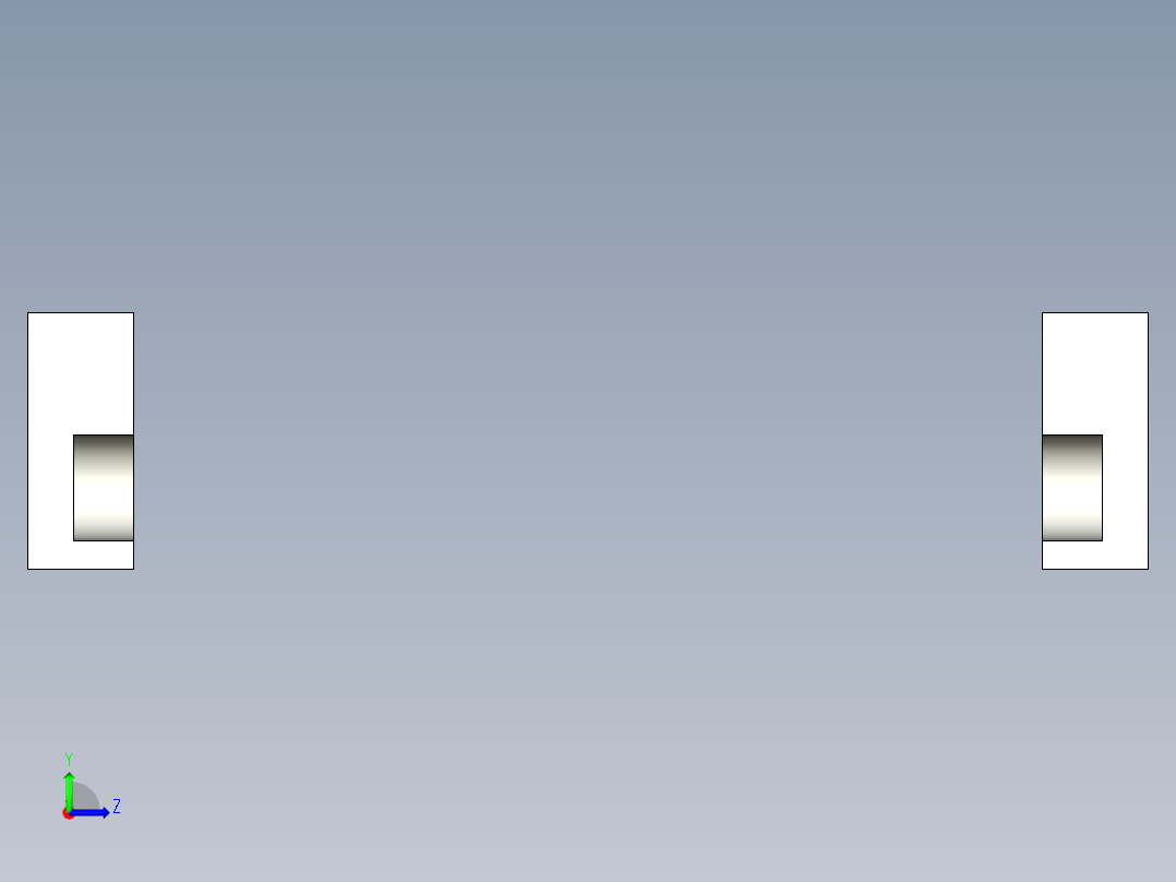 支架光纤_对射型FT-W10左视图