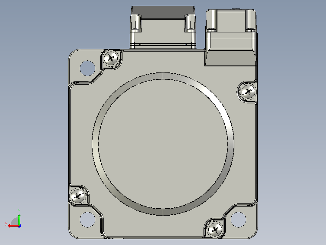 低压伺服电机MF5H-80CM30B2-507.STEP后视图