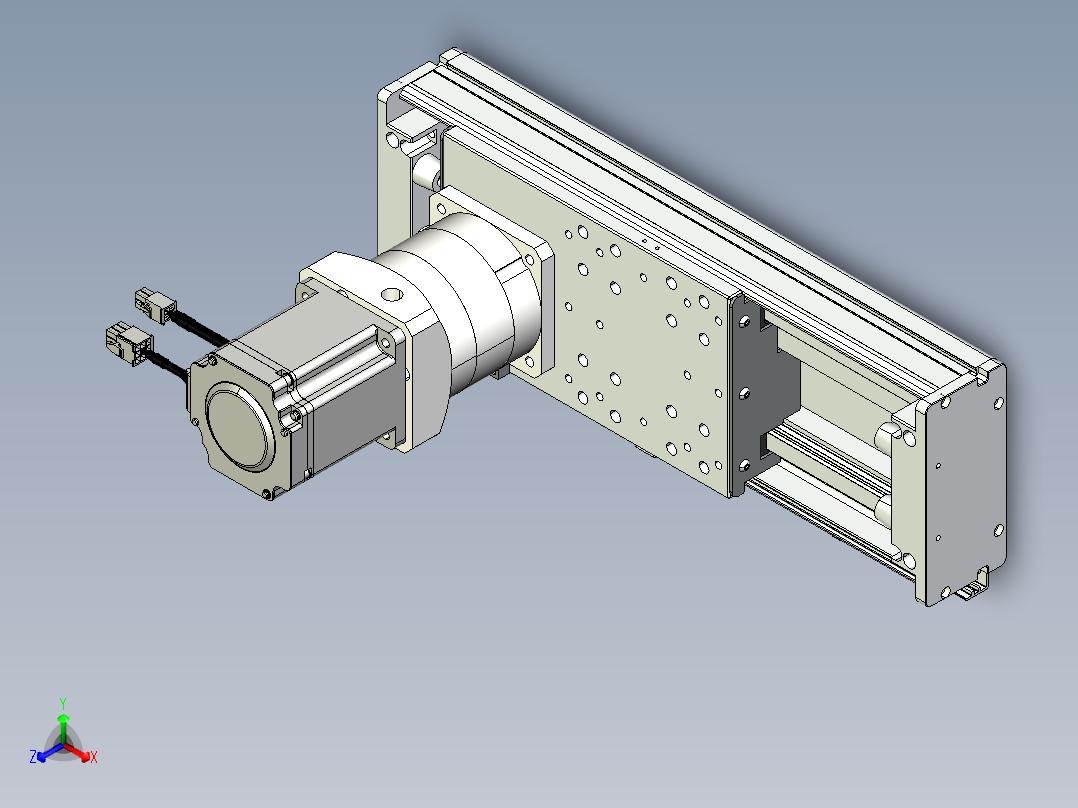 威洛博VG 系列模组VG14-L45π-S100-BC-ZP40B-C3-K正等轴测图