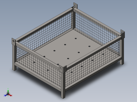 重型周转箱 SW STP正等轴测缩略图