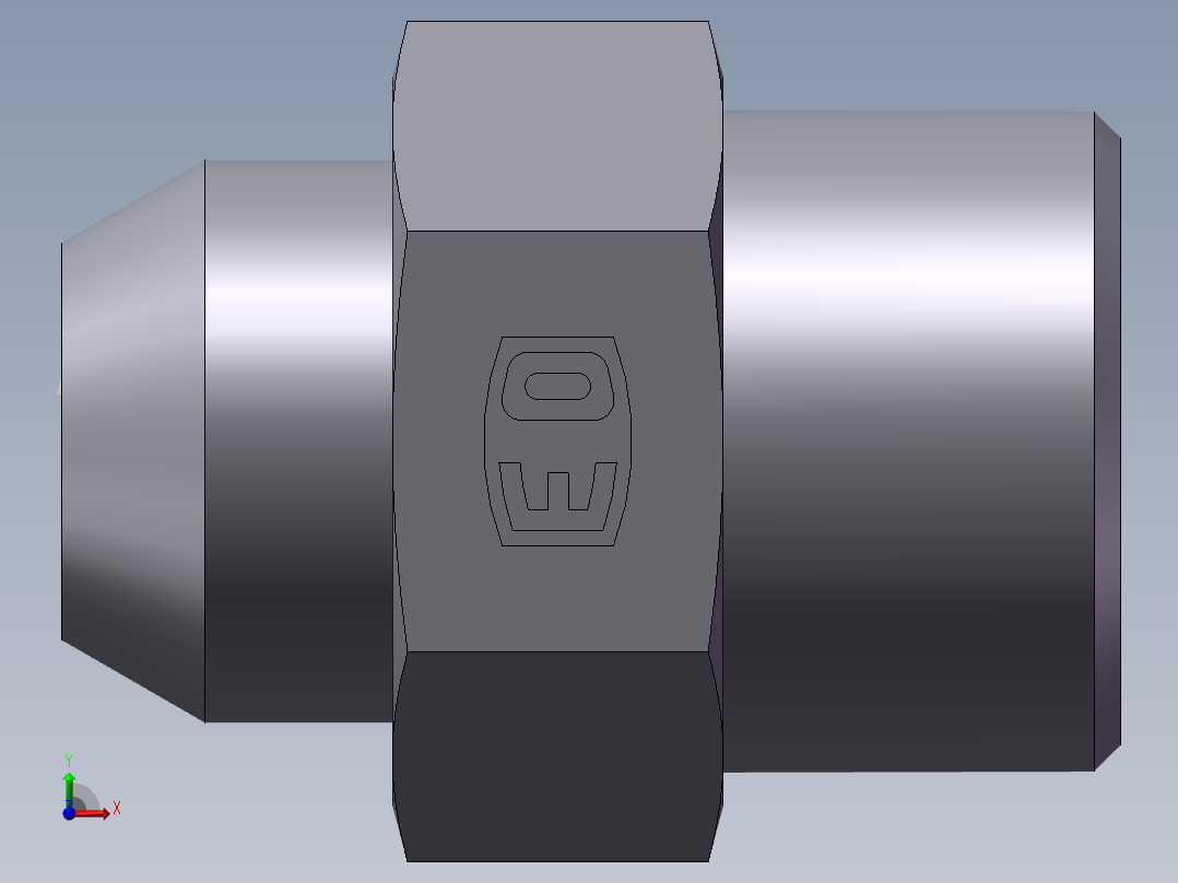 焊接直接头、1DW-20-12前视图