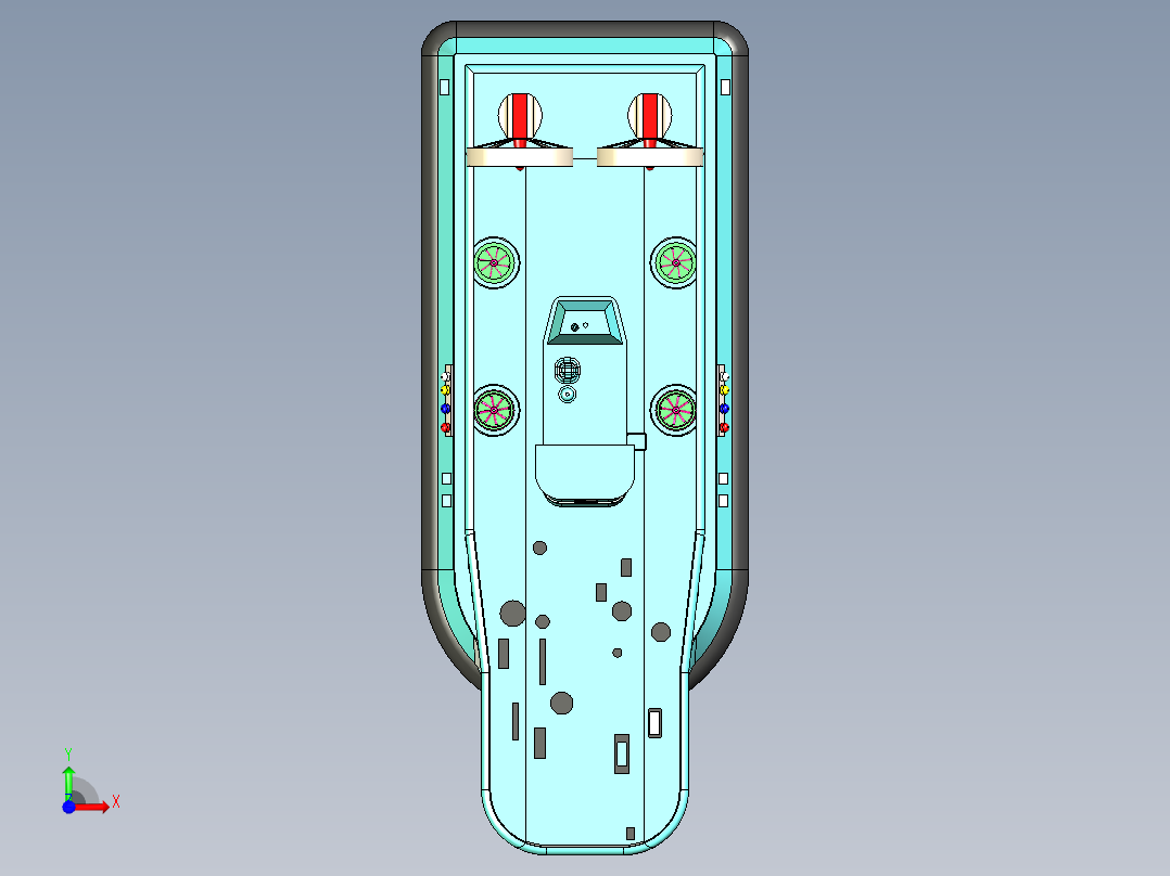 B3003928-气垫船前视图