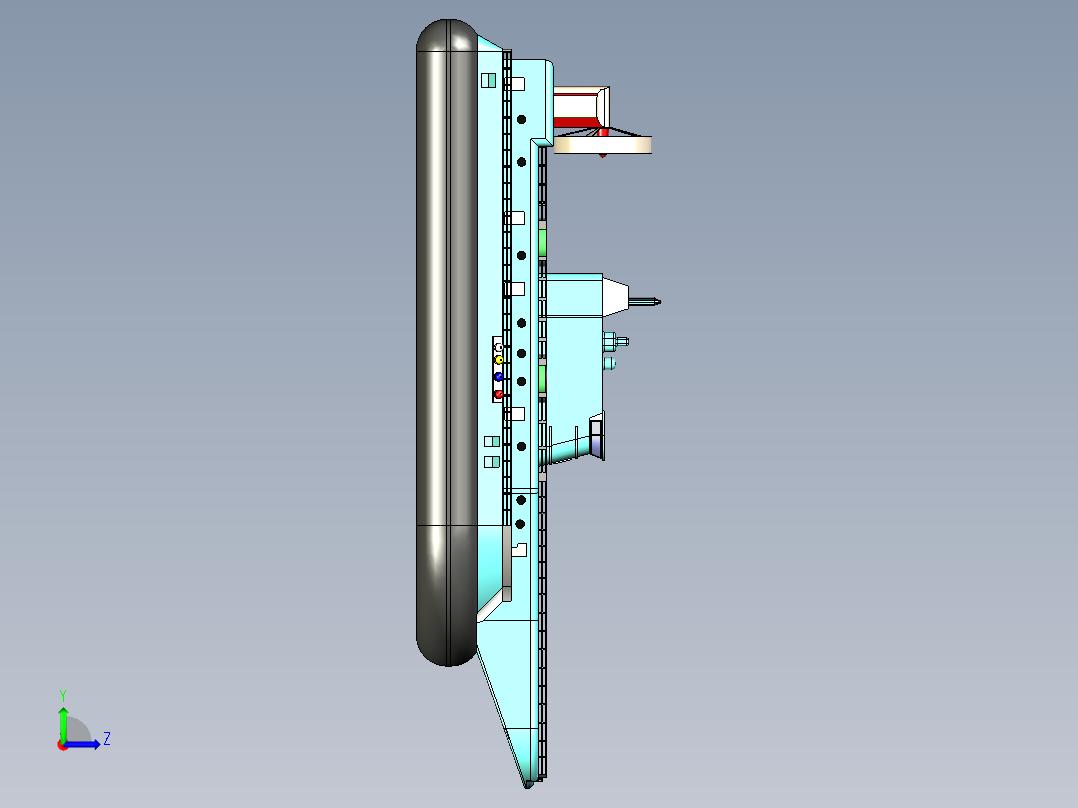 B3003928-气垫船左视图