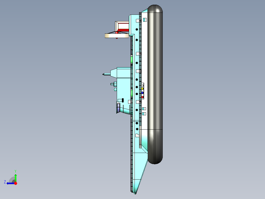 B3003928-气垫船右视图