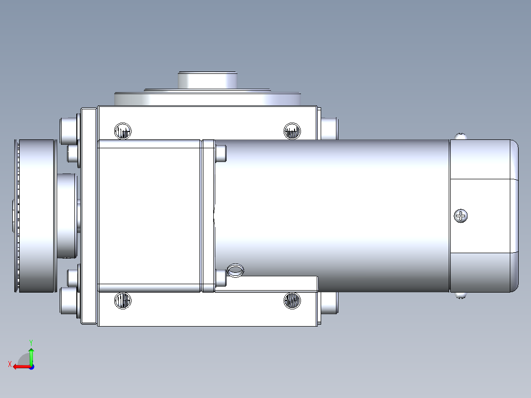 RU70df配120w意米精密分割器后视图