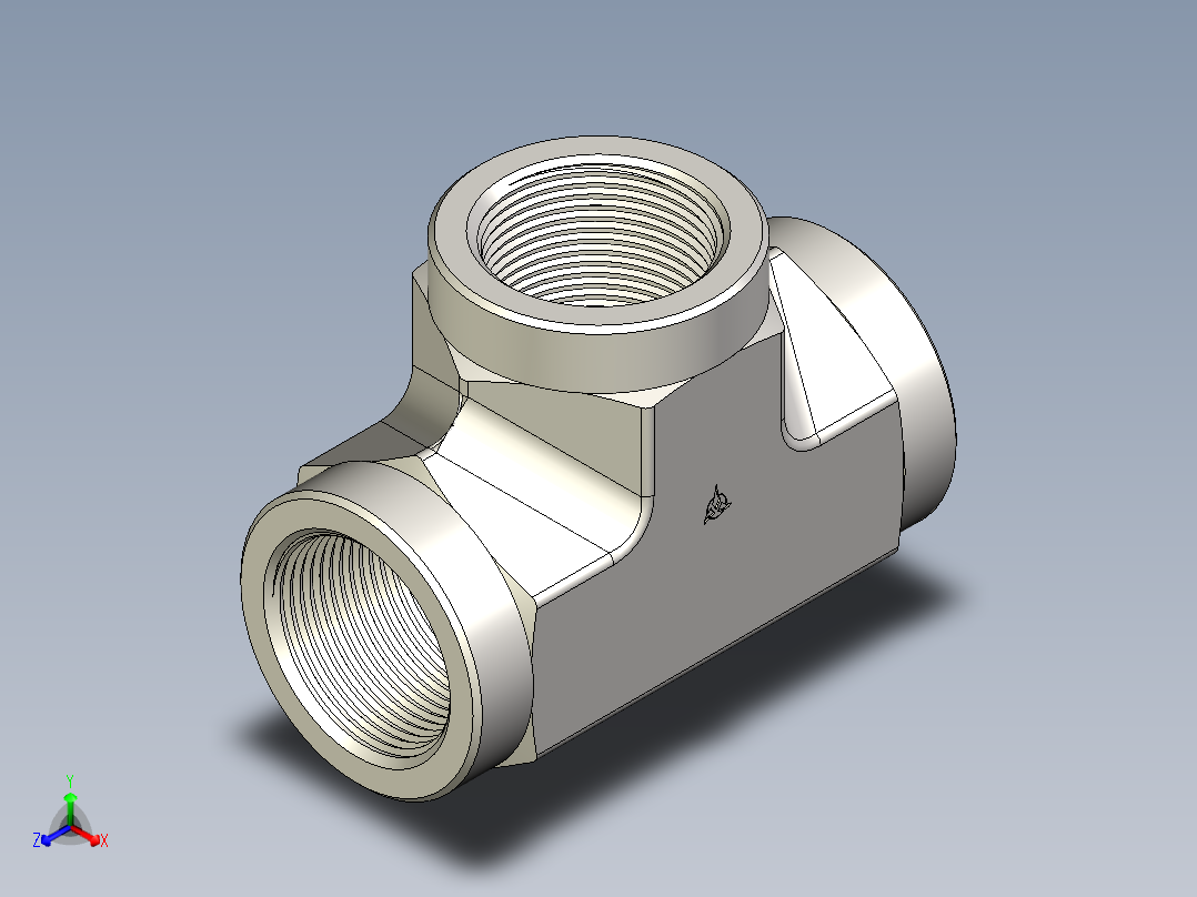 B3004444-液压三通管接头内丝