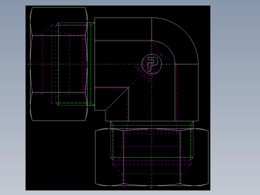 PARKER管接头EO Union elbow W30SCF_back