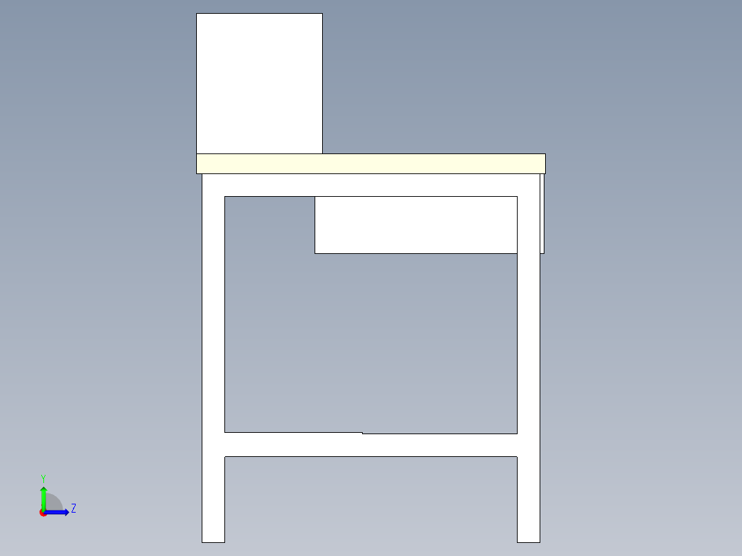 重型工作台heavy-duty-workbench--stl stp左视图