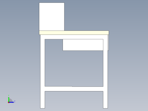 重型工作台heavy-duty-workbench--stl stp左视缩略图