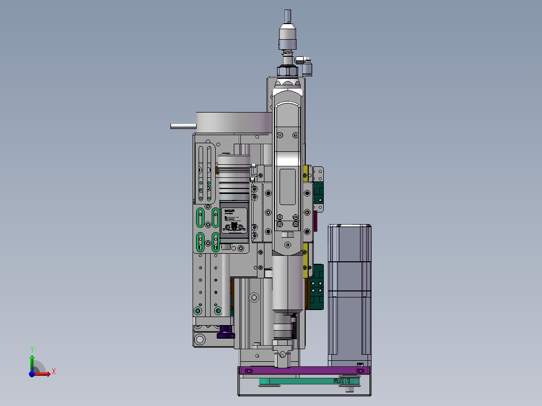 A2 CCD影像自动锁螺丝机构前视图