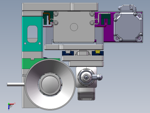 A2 CCD影像自动锁螺丝机构俯视缩略图
