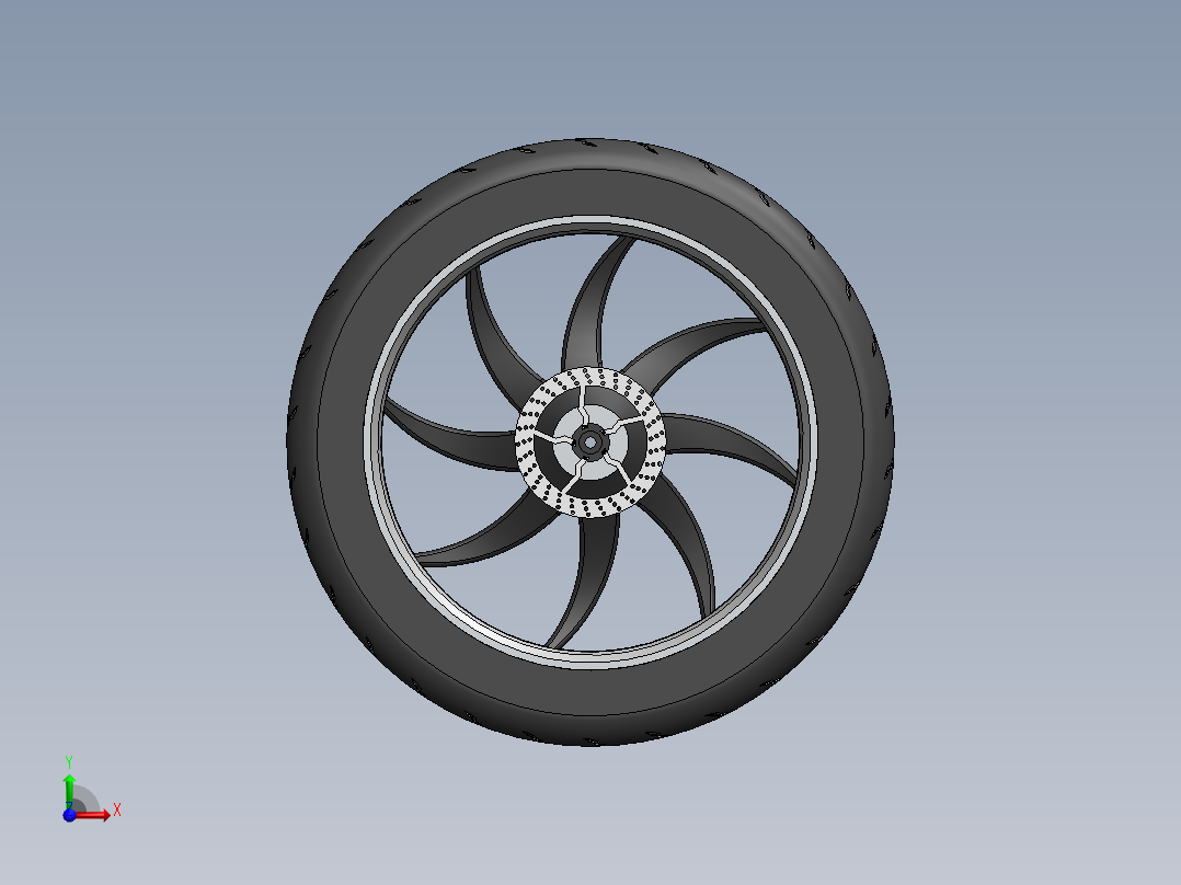 自行车合金轮胎