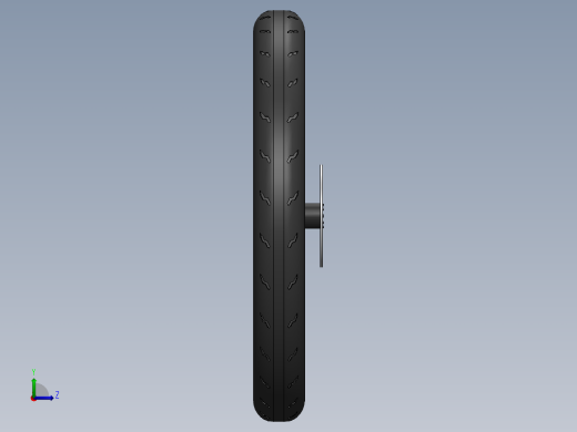 自行车合金轮胎左视缩略图