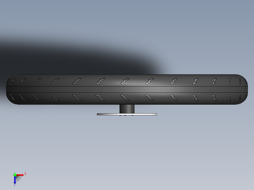 自行车合金轮胎俯视图