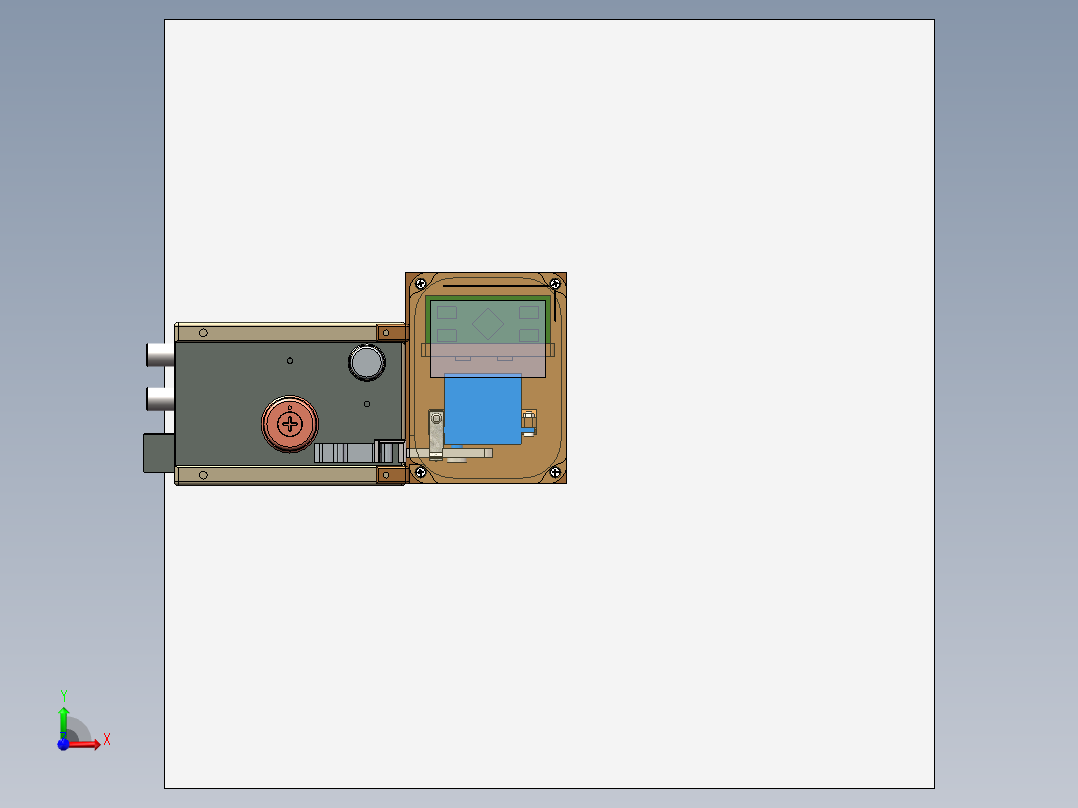 SW智能门锁前视图