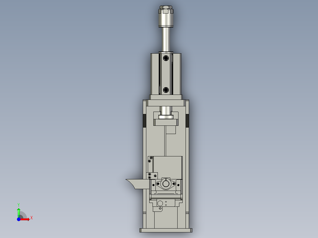 0冲切器22前视图