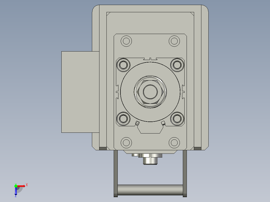 0冲切器22俯视图