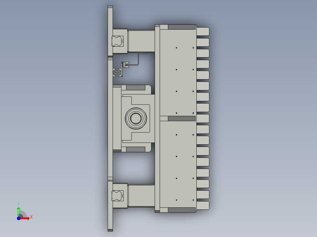 ST2112041-1F-MD-A23000-Z轴丝杆组件前视图