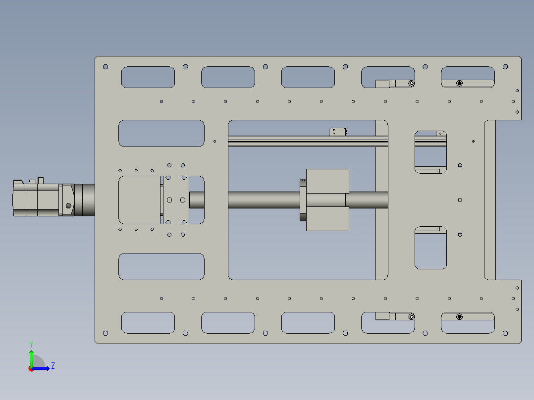 ST2112041-1F-MD-A23000-Z轴丝杆组件左视图
