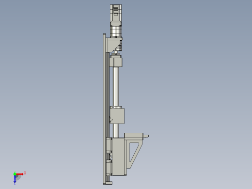 ST2112041-1F-MD-A23000-Z轴丝杆组件俯视缩略图