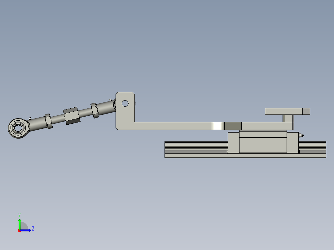 P127-SHY-撞脚距部分左视图