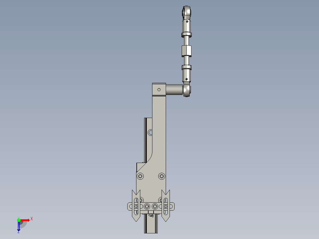 P127-SHY-撞脚距部分俯视图