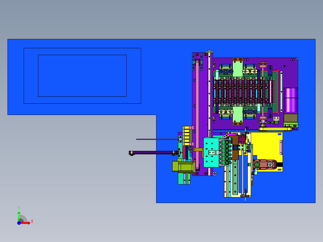 专用设备零部件电火花加工机前视图