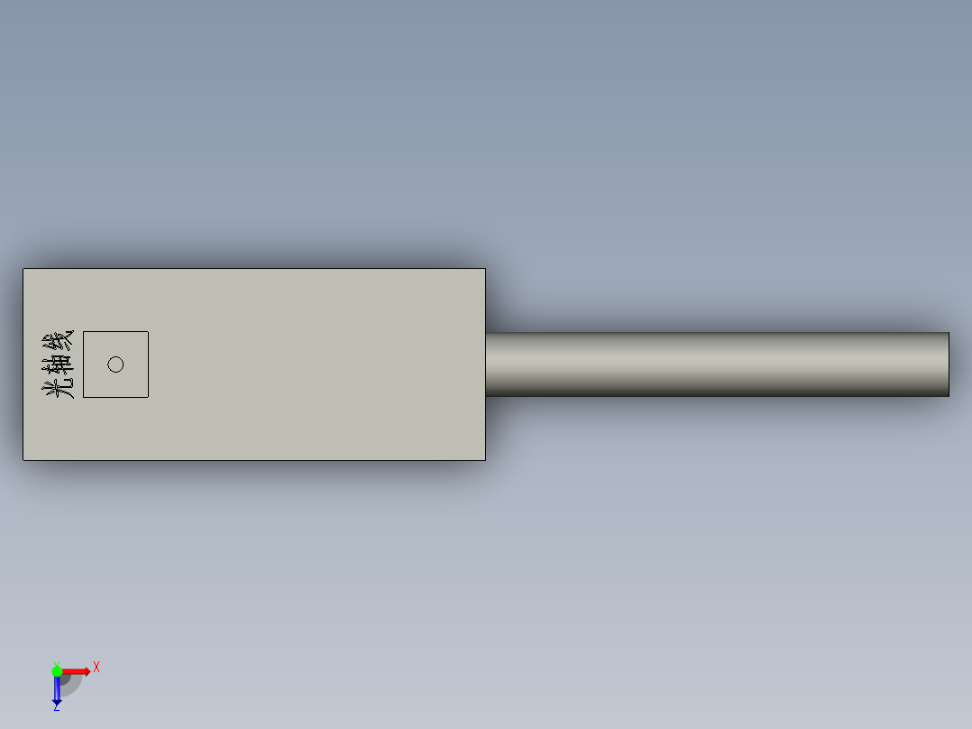 LXYC-BOSS奥拓尼克斯光电传感器BYS500-TDT(一对)俯视图