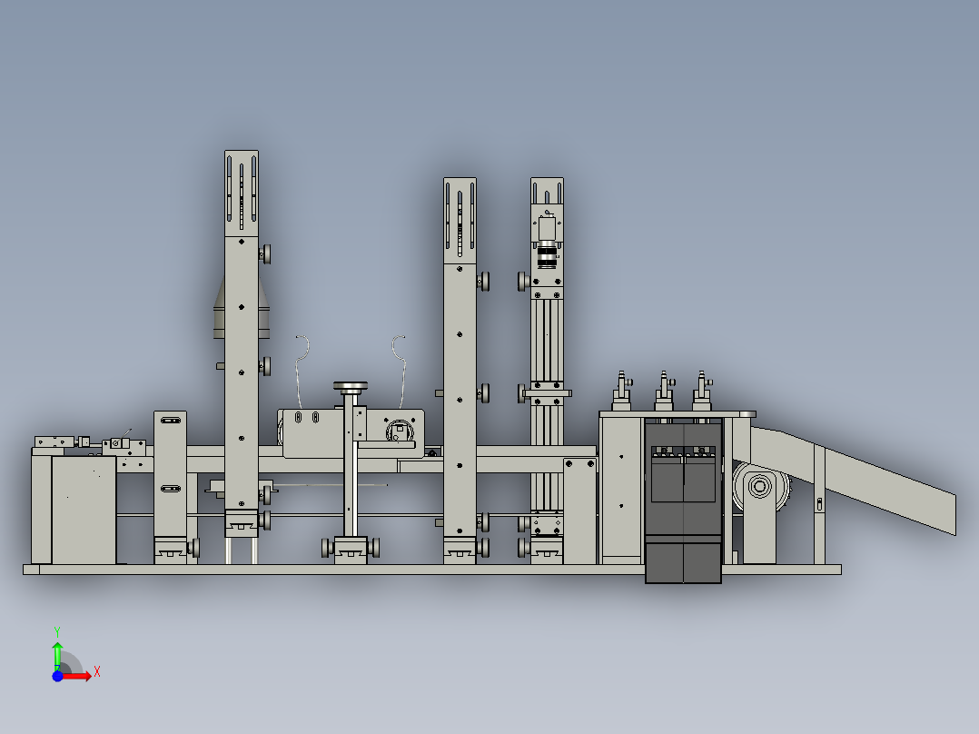 检测传动系统1前视图