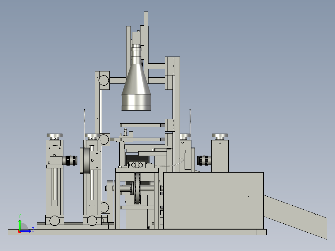 检测传动系统1左视图