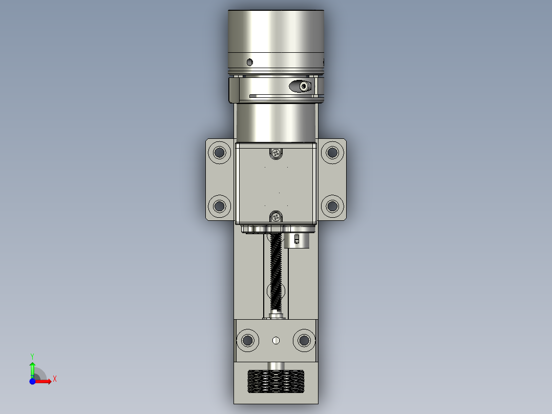 相机调节组件前视图