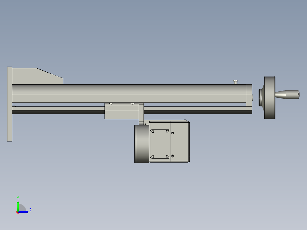 光基座+升降左视图