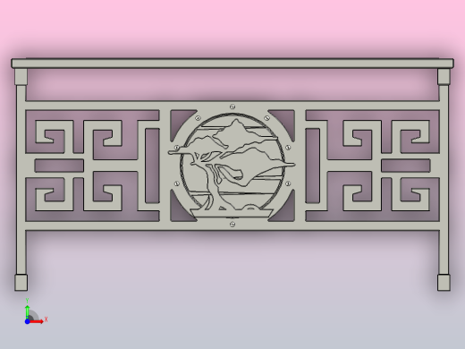 盆景桌前视缩略图