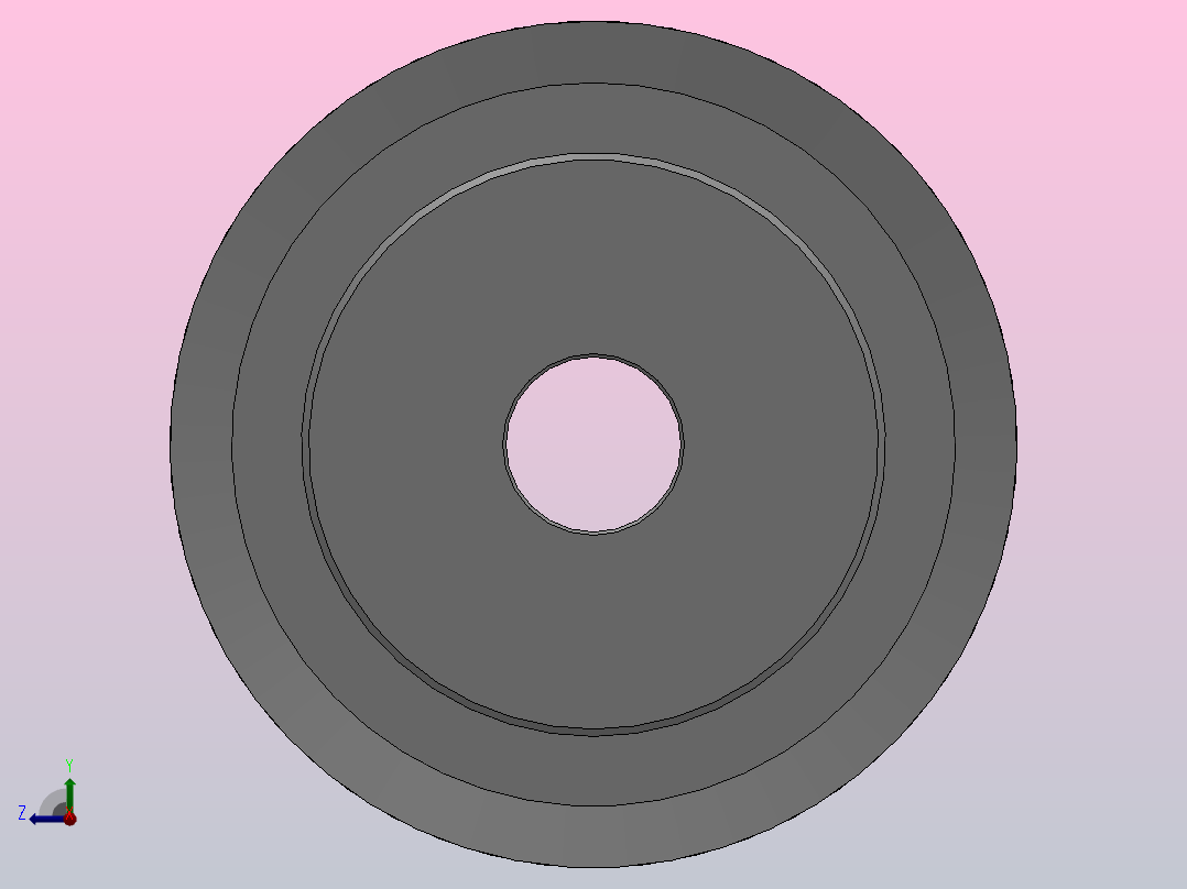 标准型半圆弧形齿同步带轮S8M型_SS8MHC-20-25-dc12-A右视图