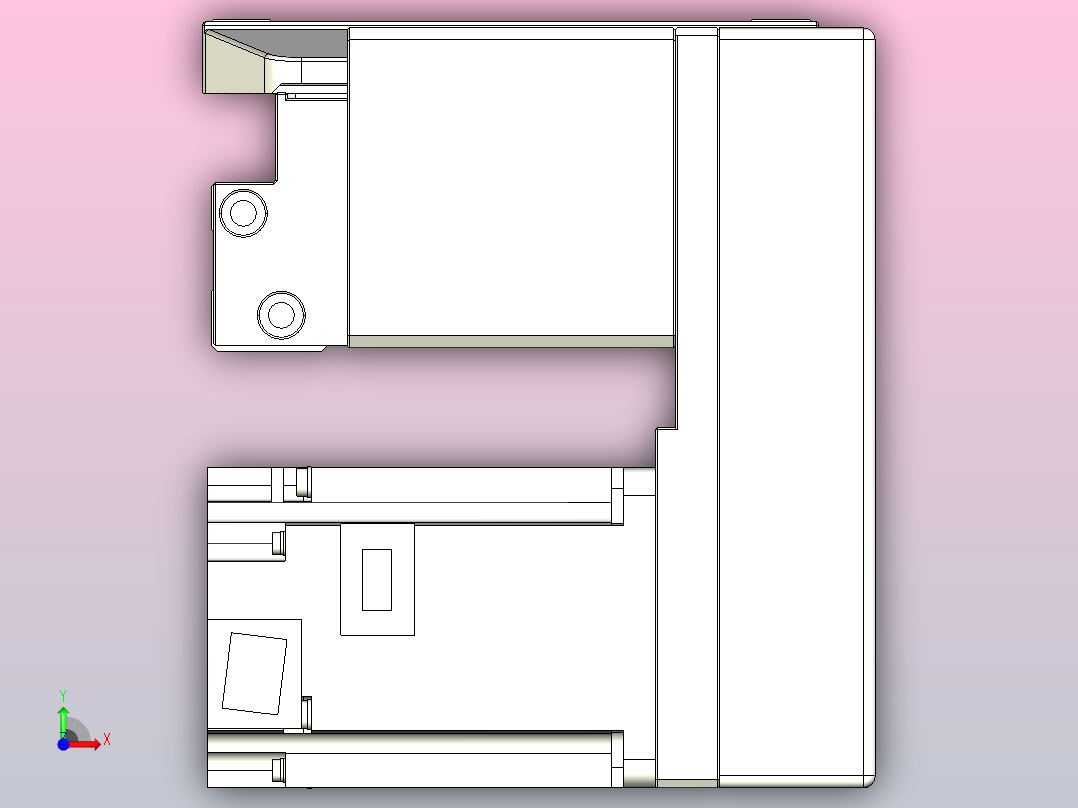 机器人皮带驱动直线轴TPA-GCB-150-P80-L1550-RP-M75-N3前视图
