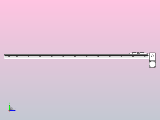 机器人皮带驱动直线轴TPA-GCB-150-P80-L1550-RP-M75-N3左视缩略图