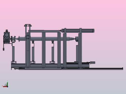 旋耕机刀轴自动焊接机构后视缩略图