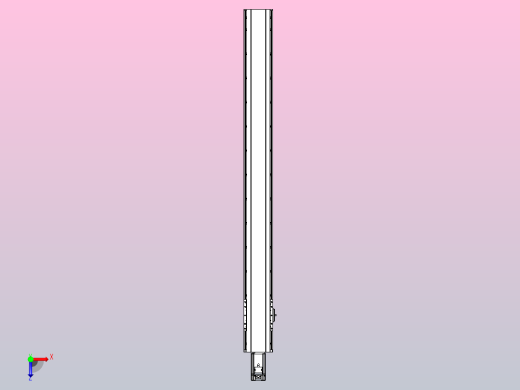 日规模组半封闭丝杆TPA-HNR-120D-1610C-L1150-M-C-P40-N3俯视缩略图