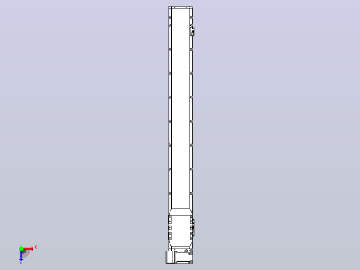 机器人皮带驱动直线轴TPA-GCB-150-P80-L1200-LU-M75-N3俯视缩略图