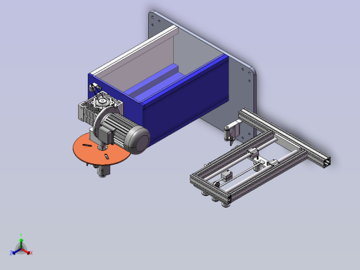 A4 自动张紧放线机构正等轴测缩略图