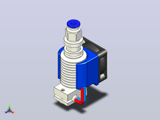 E3D V6全金属HotEnd全套件-1.75毫米通用(直接，12V)
