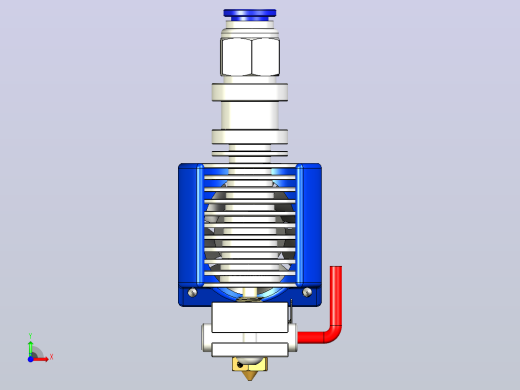 E3D V6全金属HotEnd全套件-1.75毫米通用(直接，12V)前视缩略图