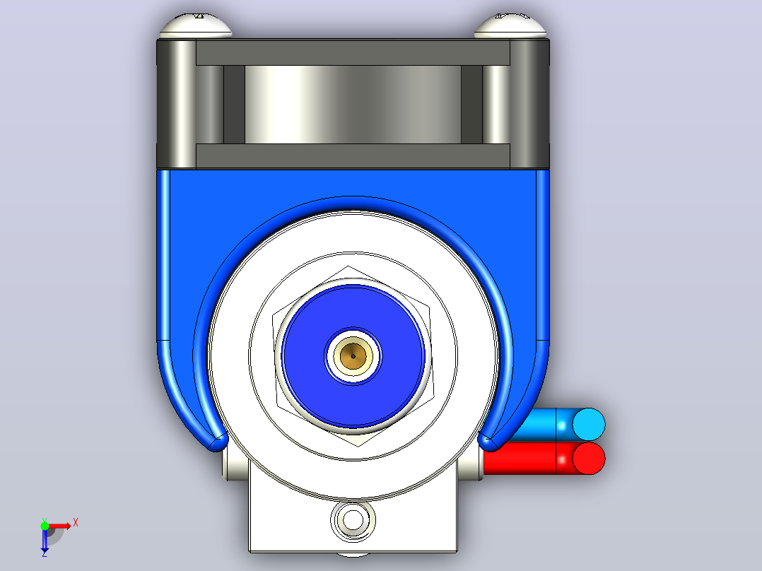 E3D V6全金属HotEnd全套件-1.75毫米通用(直接，12V)俯视图