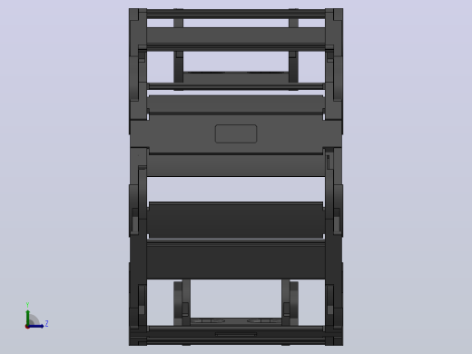 内高25内侧打开型桥式拖链DMD25BT-25-77-R55-30-A1左视缩略图