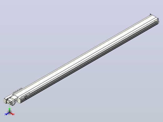 皮带直线轴半封闭可选导轨TPA-HNB-202D-140-L3000-ML-Y-P75-N3